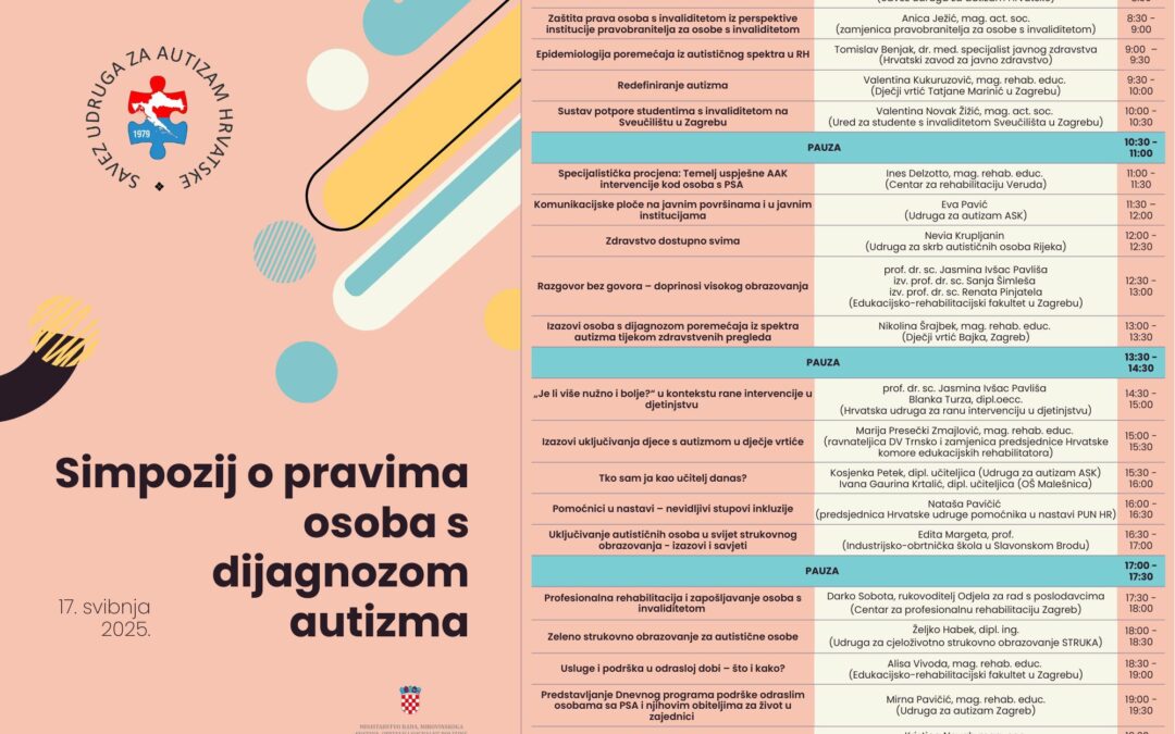 Sudjelovanje na Simpoziju o pravima osoba s dijagnozom autizma